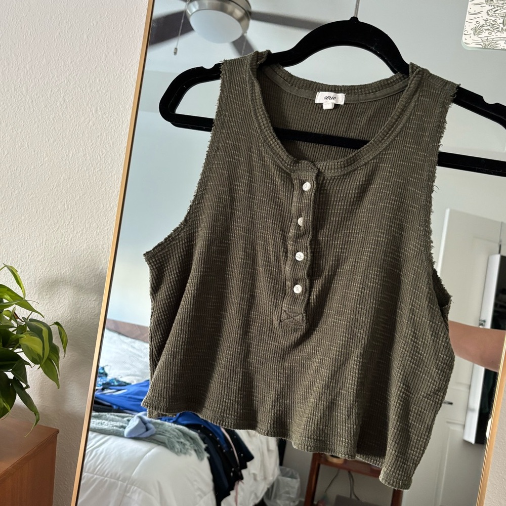 Aerie waffle knit tank